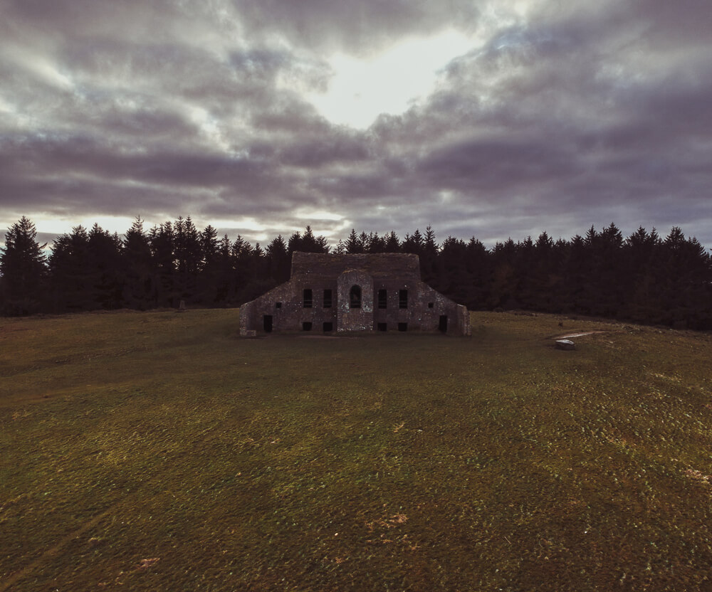 The Hellfire Club atop Montpelier Hill in Dublin