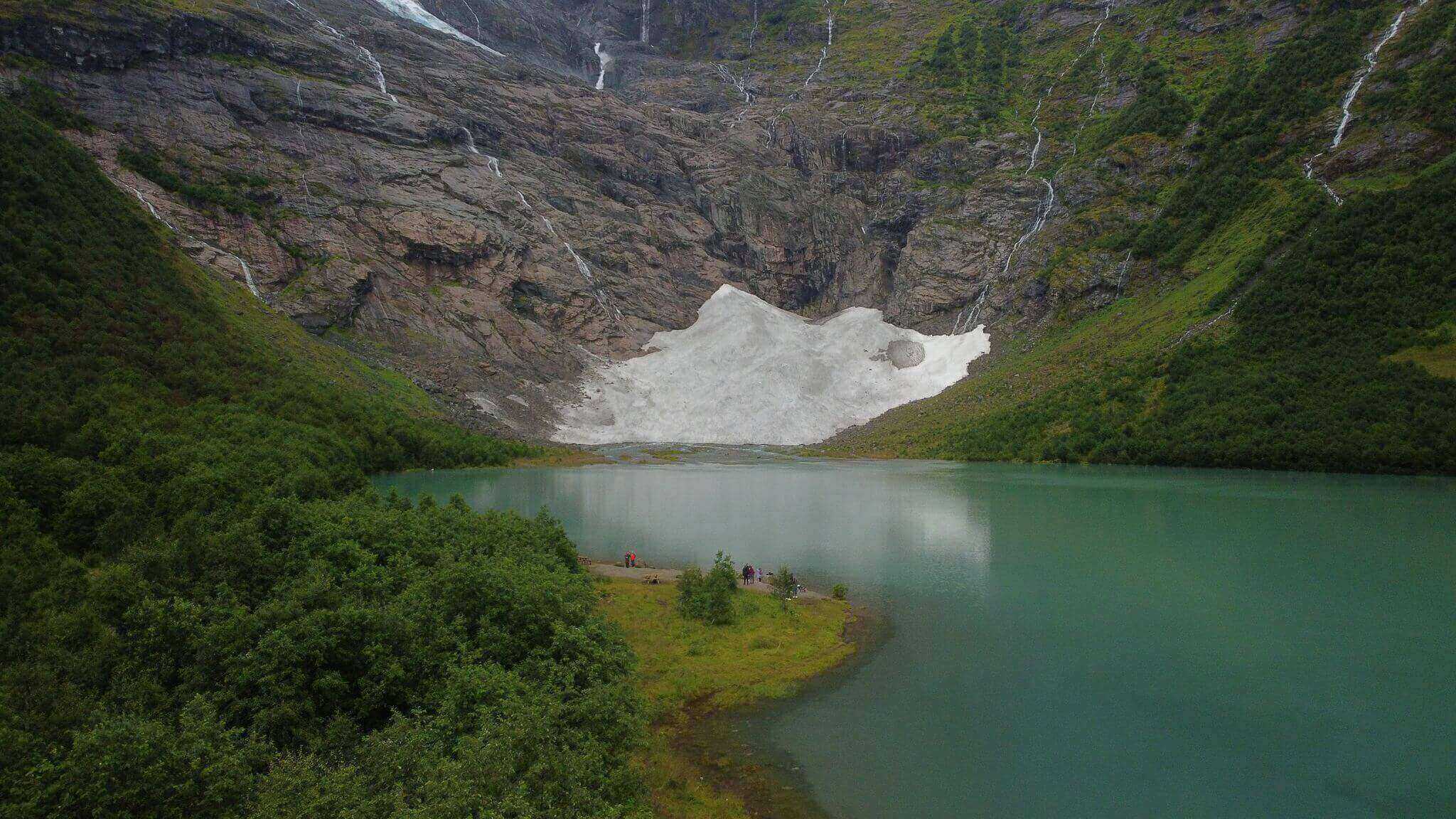 Brevanet Glacier in Norway