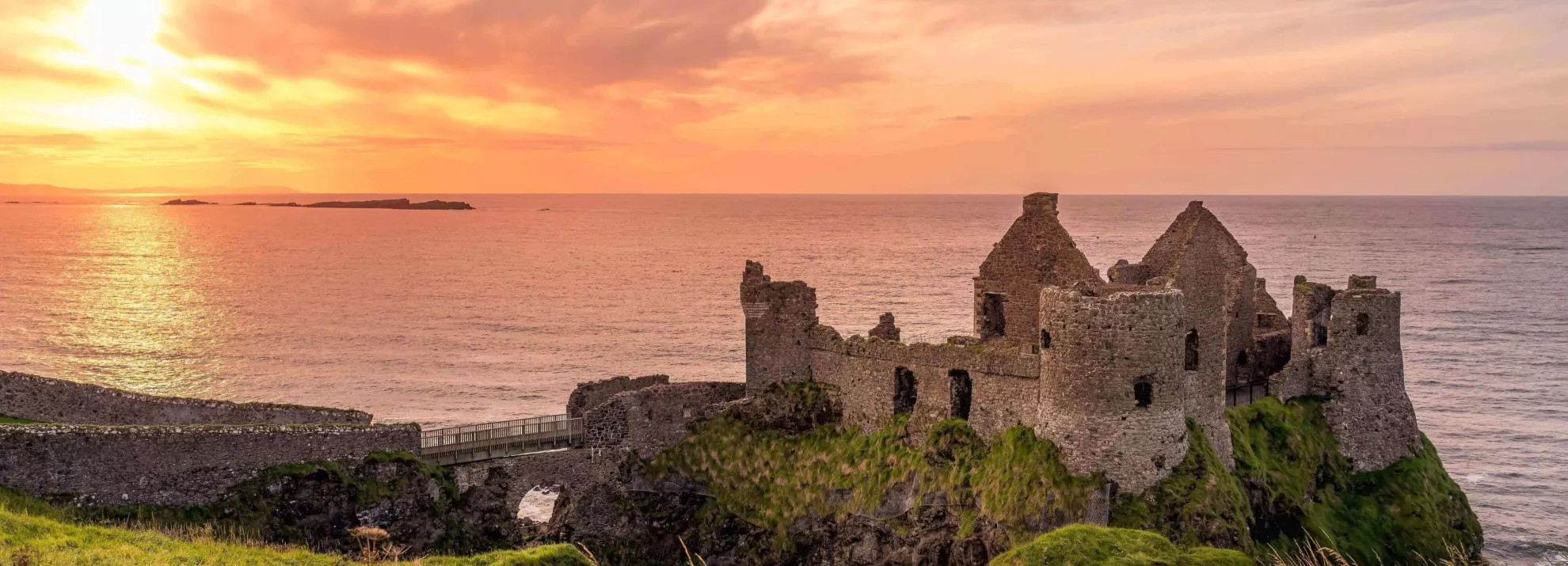 View of Dunluce Castle
