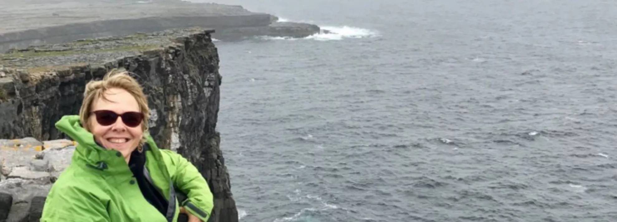Michaela Hobbs cliffs in Ireland