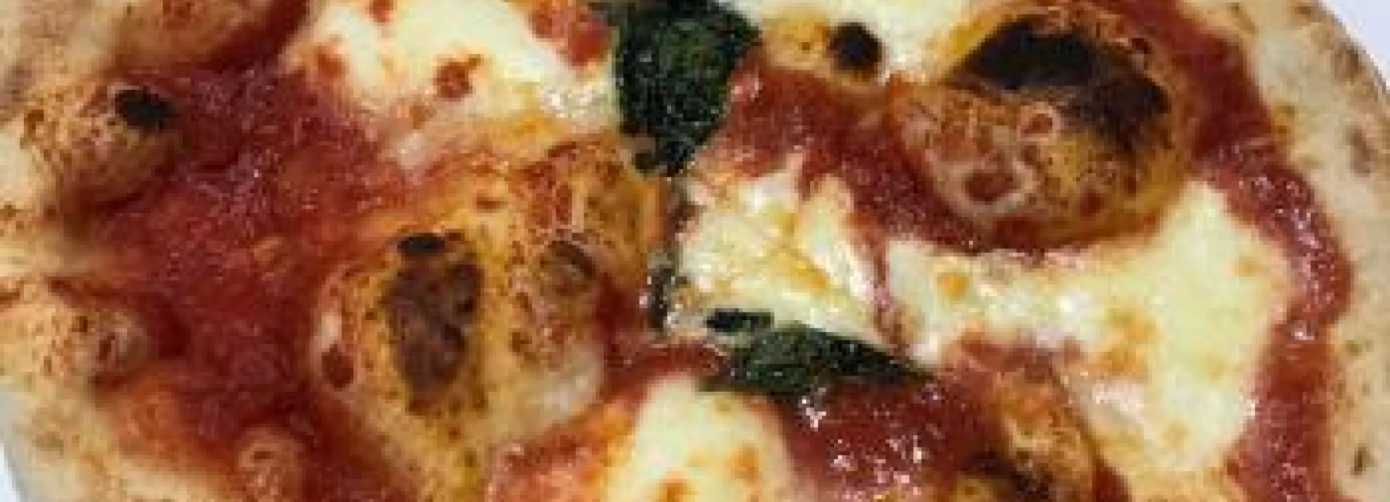 A pizza on a plate