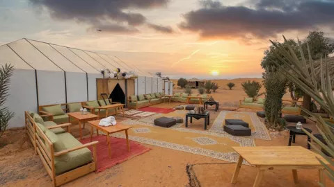 An aerial view of the town of Skagen.