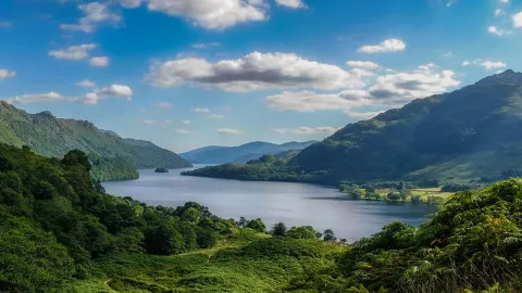 A view of the beautiful Loch Lomond.