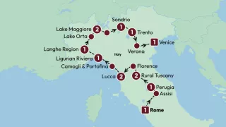 Italian Indulgence map