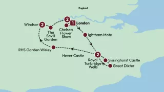 Chelsea Flower Show (Eastbound) 2025 map