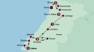 Discover Portugal 2025 map