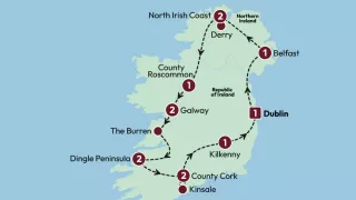 The Emerald Isle map 2025.