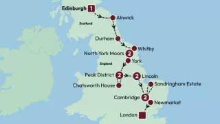 Enchanting Eastern England 2025 map
