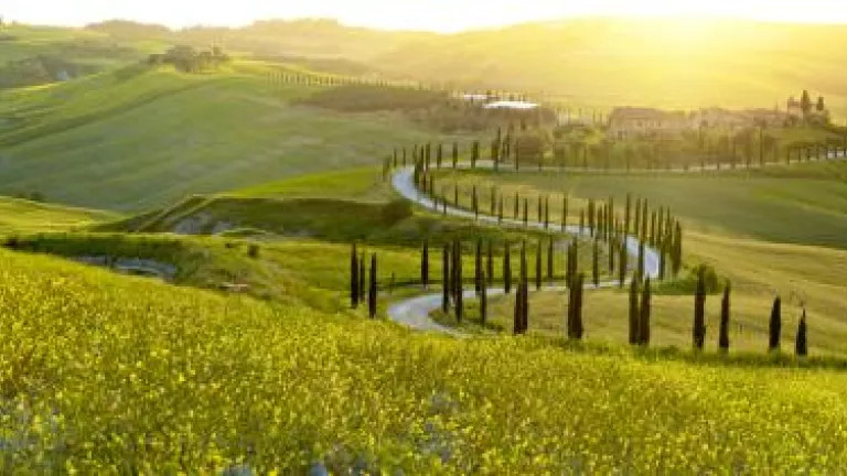 Photo of beautiful Tuscany landscape