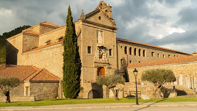 View of Monastery in Boltana, Spain