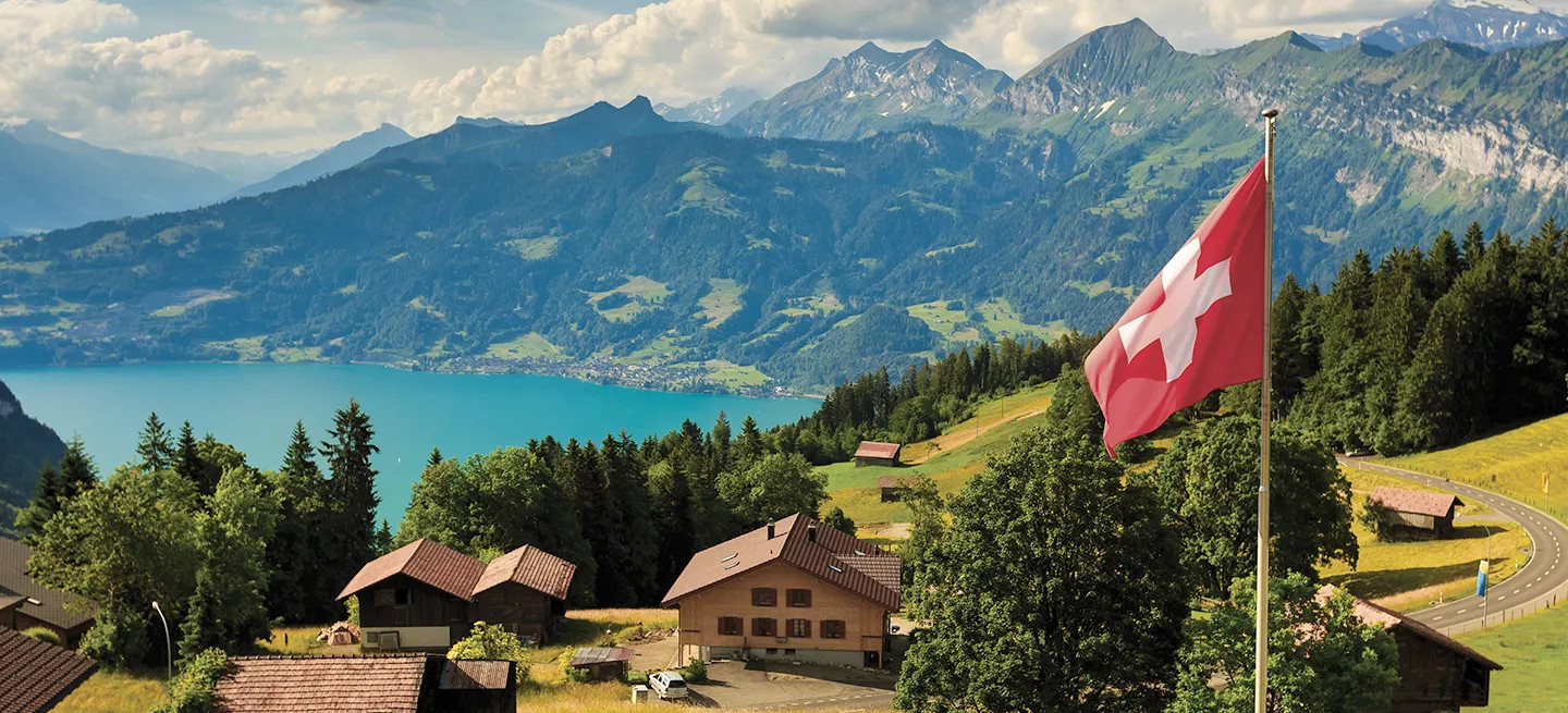 Photo of flag of Switzerland
