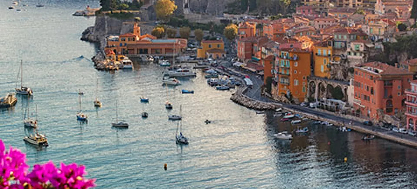 Aerial view of Nice, French Riviera