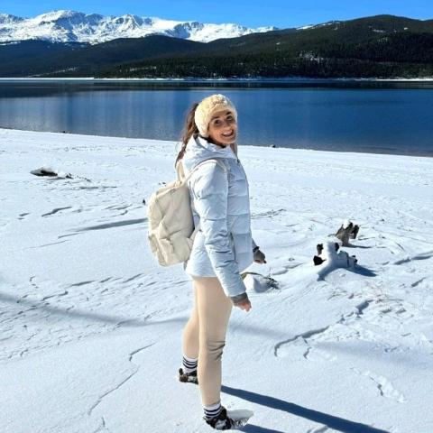 Nikkita in the snow