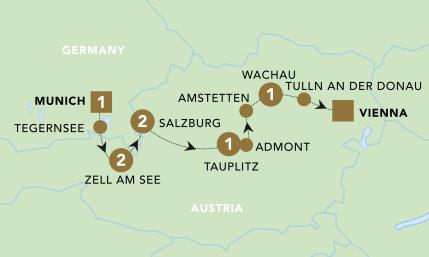 Essence of Austria map 2024