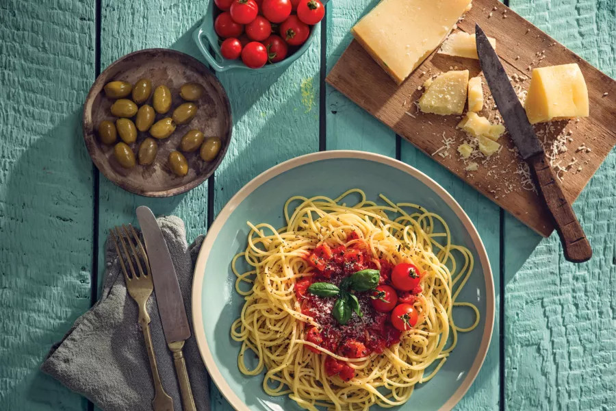 Plate of spaghetti